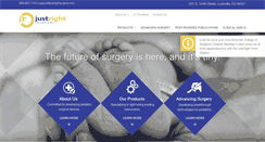 Desktop Screenshot of justrightsurgical.com
